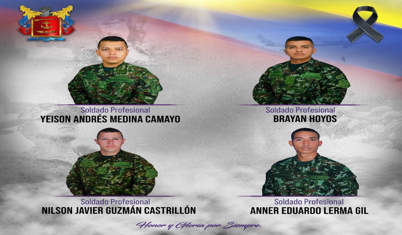 4 militares asesinados