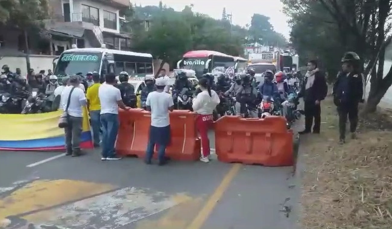 Manifestaciones en contra del peaje El Trapiche