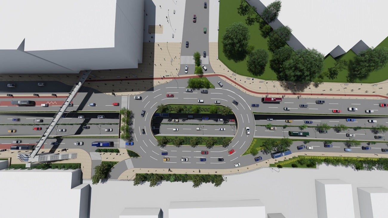 Proyección Bulevar del Norte en Bello