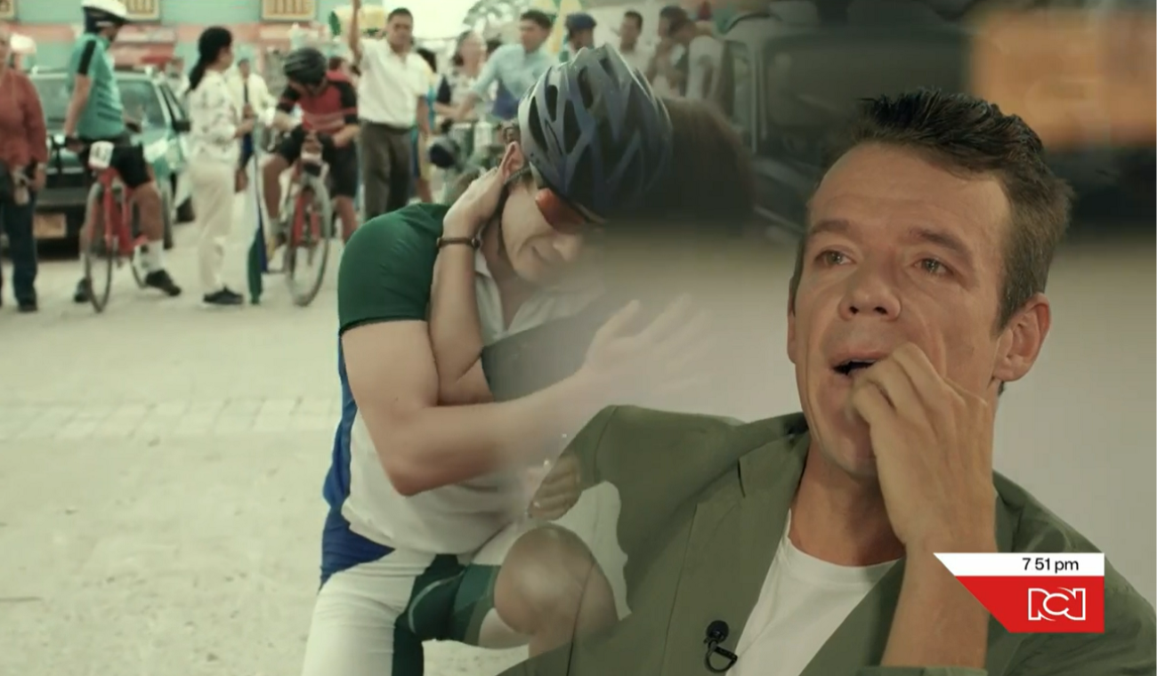 Rigoberto Urán llora al recordar la muerte de su padre