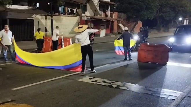 Bloqueos en Barbosa