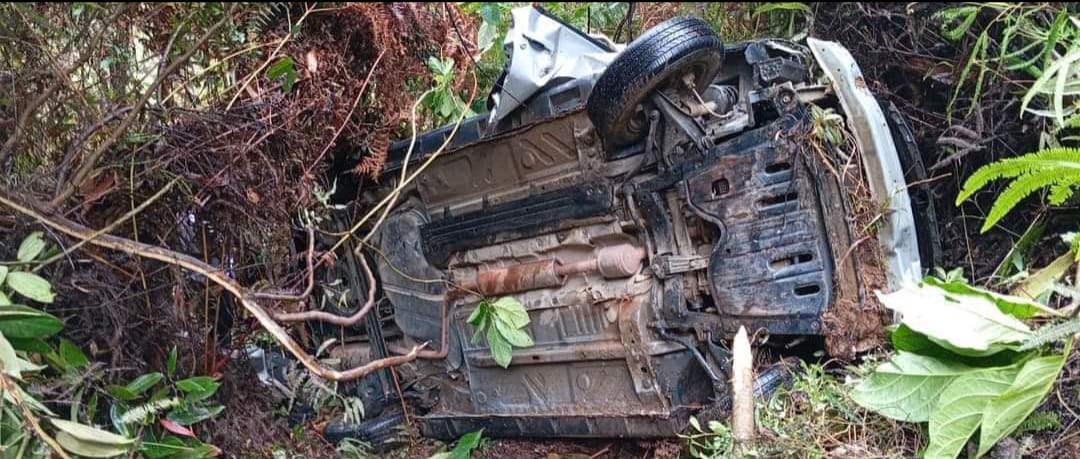 Adulta mayor falleció en siniestro ocurrido en las vías de Antioquia. El vehículo rodó por un abismo