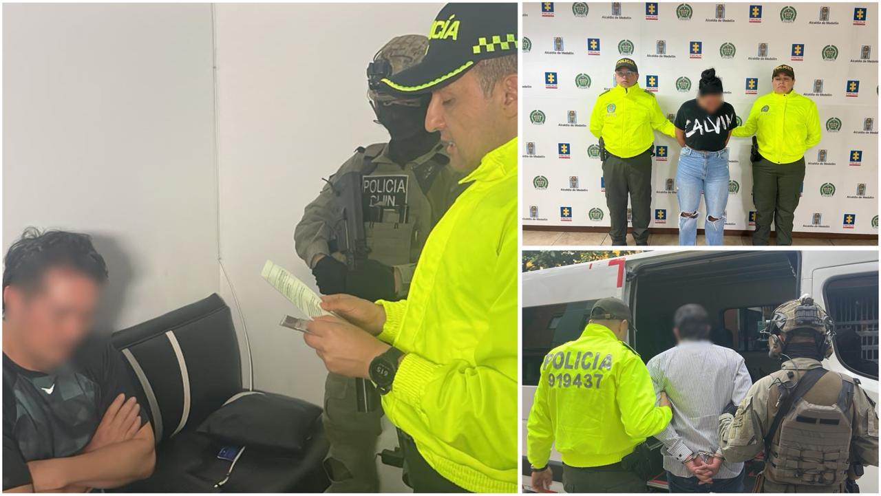 Redada contra estructuras criminales en Medellín