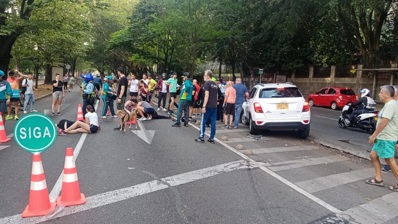 Accidente de transito en Medellín