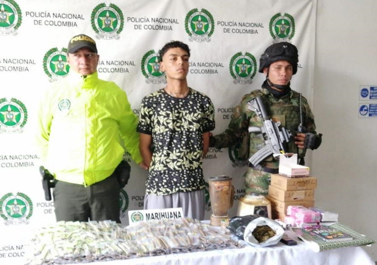 Capturado por tráfico de estupefacientes en Itagüí