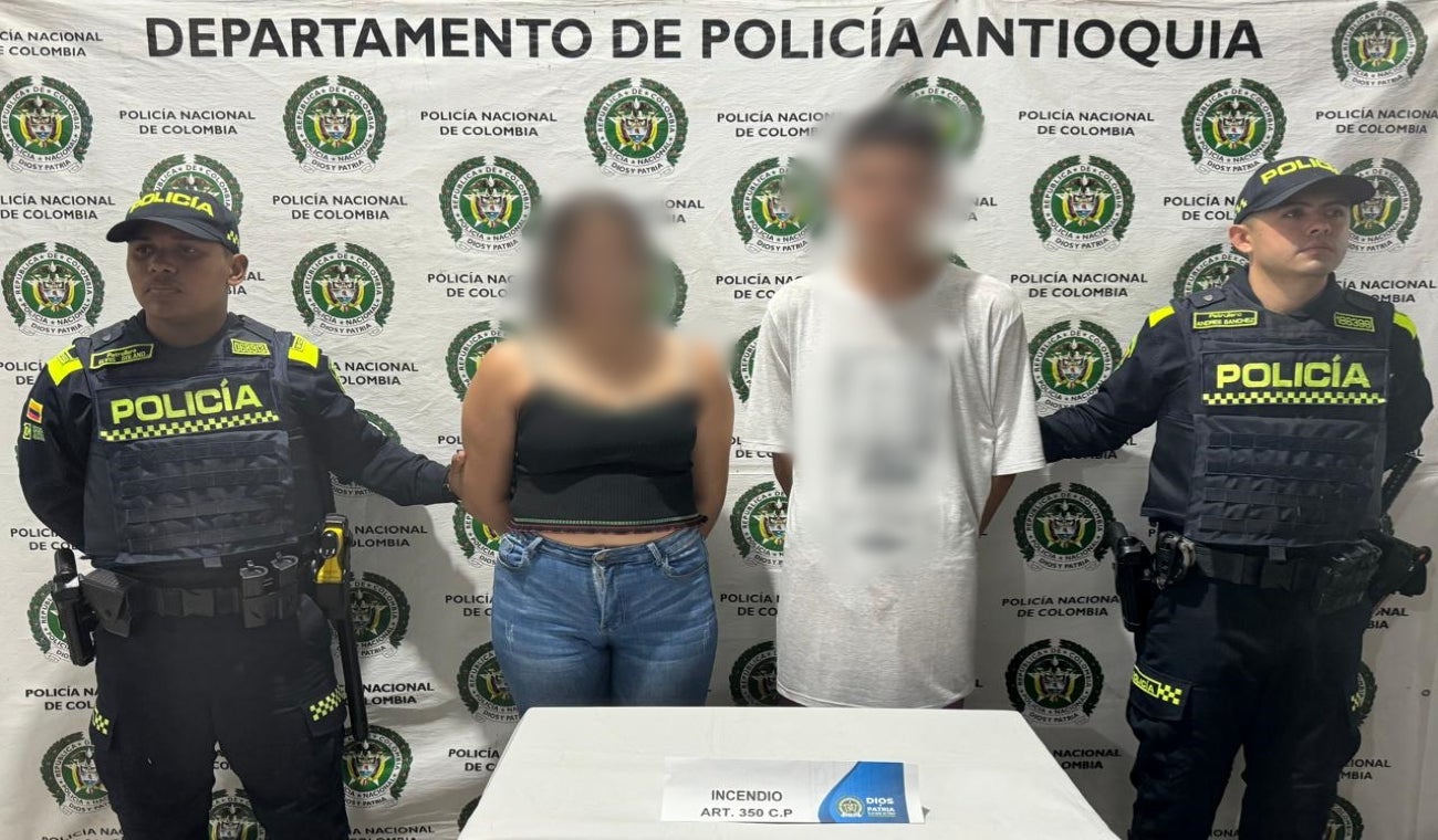 Capturados en Cisneros por provocar incendio