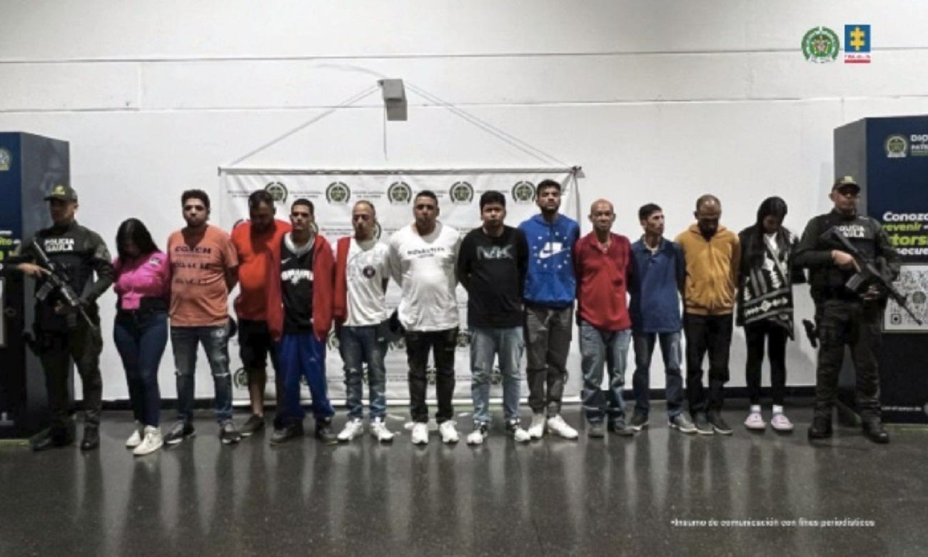 Grupo delincuencial La Raya, en Medellín