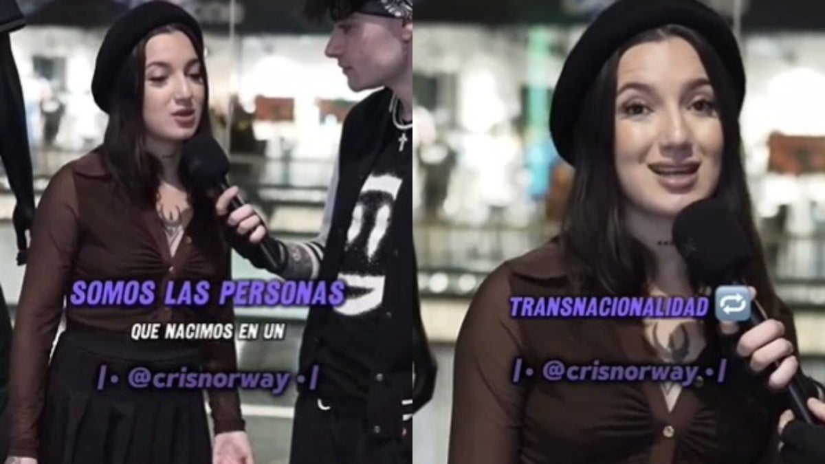 Joven colombiana es criticada en redes al declararse una 'persona transnacionalidad'