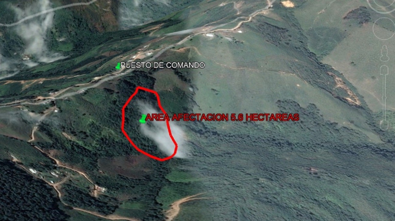Incendio en Anzá, Antioquia