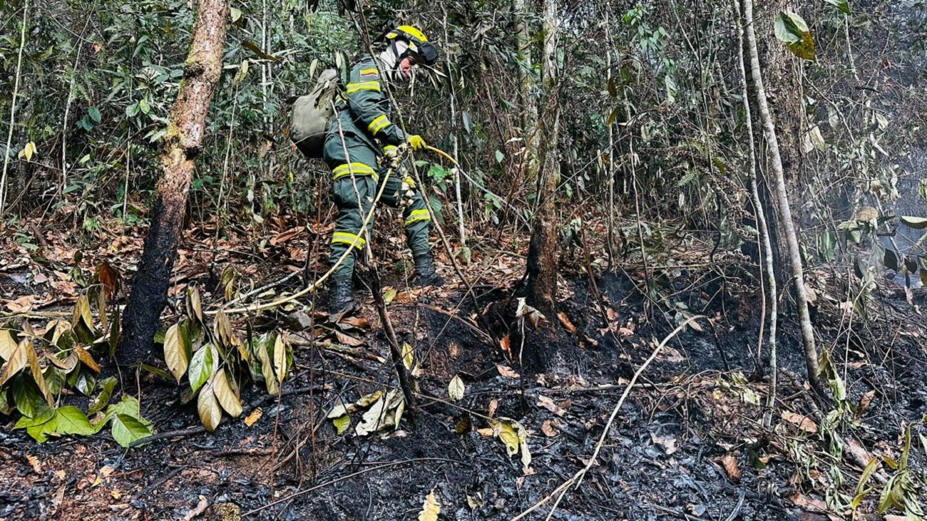 Incendio en Anzá, Antioquia
