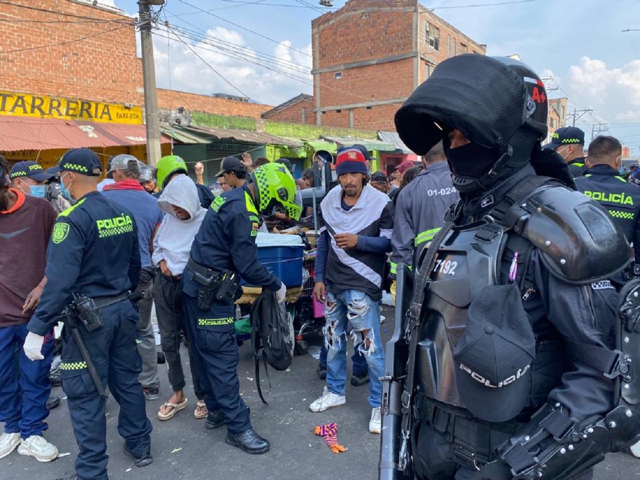 Operativos en el centro de Medellín