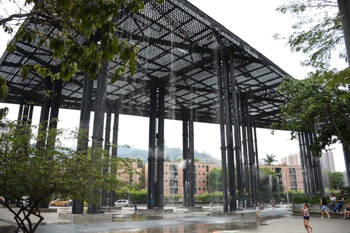 El parque de Las Chimeneas en Itagüí