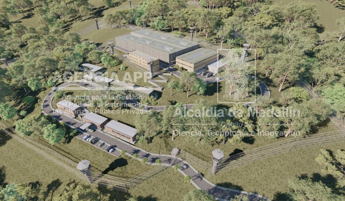 Render Cárcel Metropolitana para Sindicados, que se construirá en Medellín.