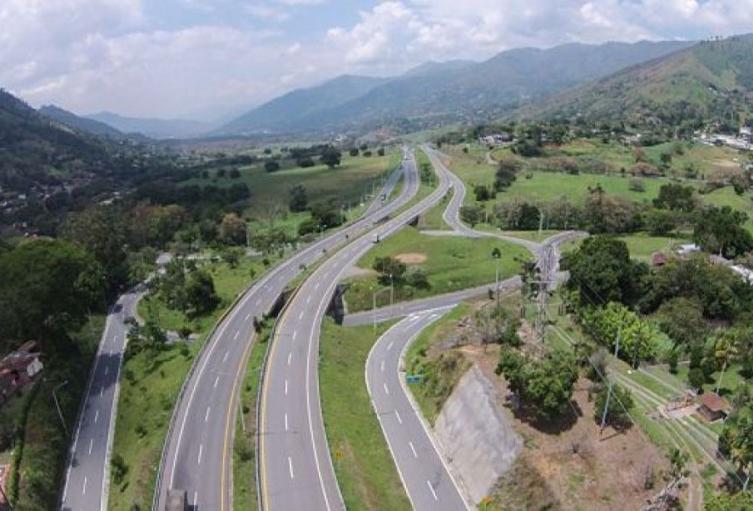 Referencia de vías en Antioquia