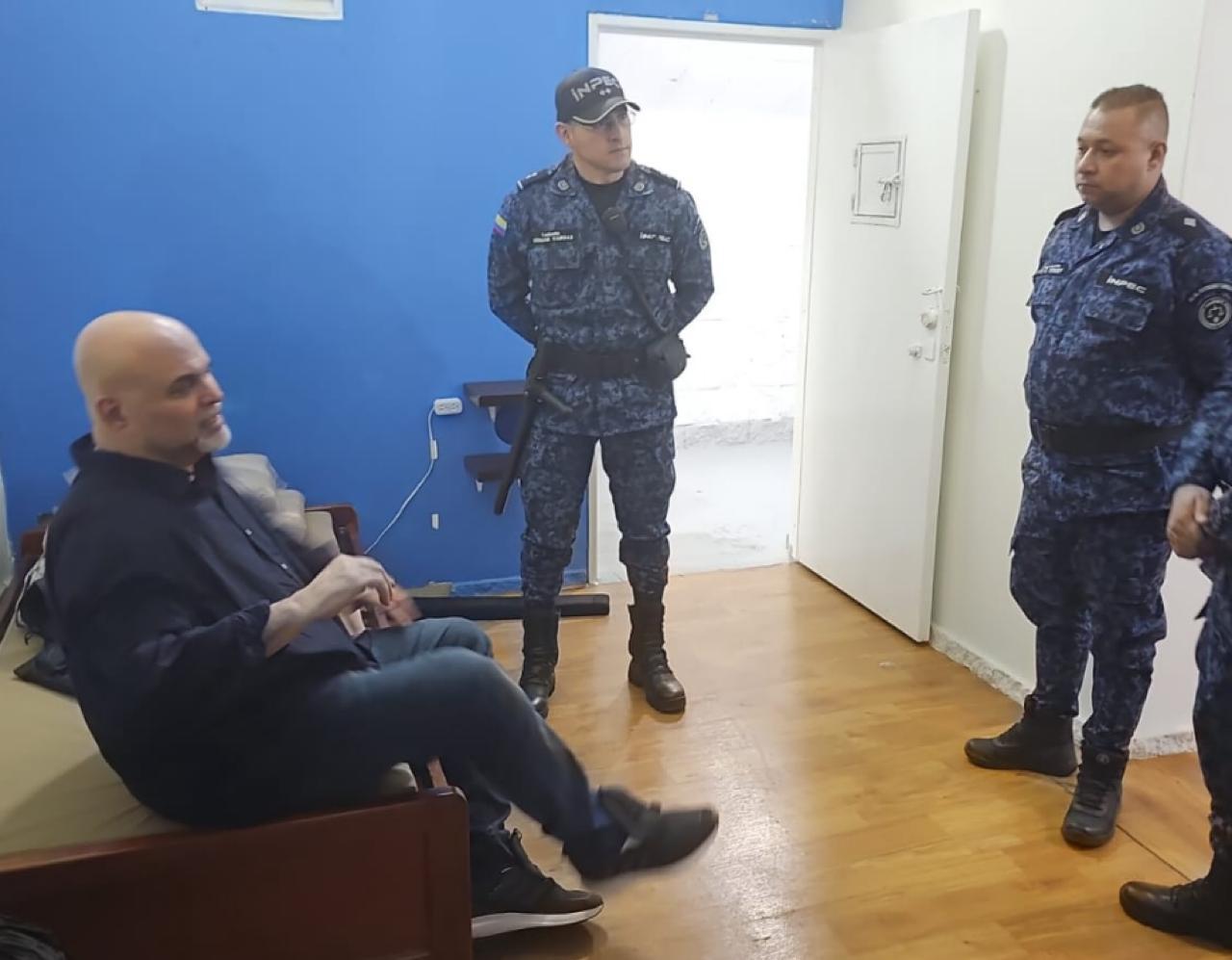 Salvatore Mancuso en la cárcel La Picota