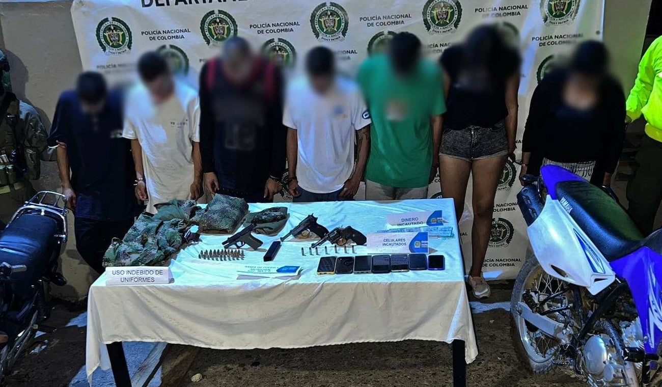 Capturados en Titiribí.