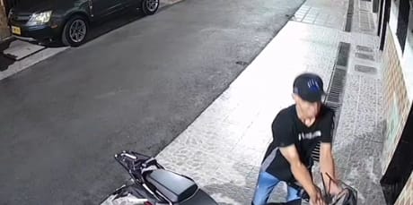 Ladrones de moto en Medellín