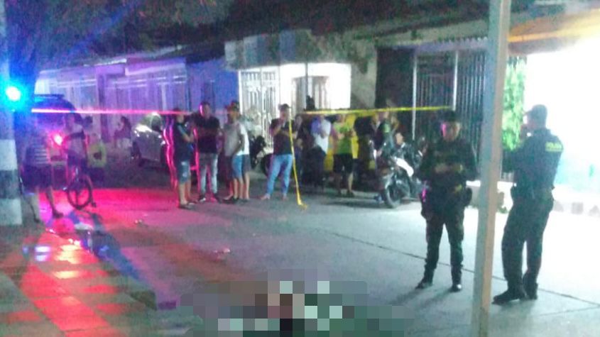 Atentado sicarial deja dos personas en el sur de Barranquilla