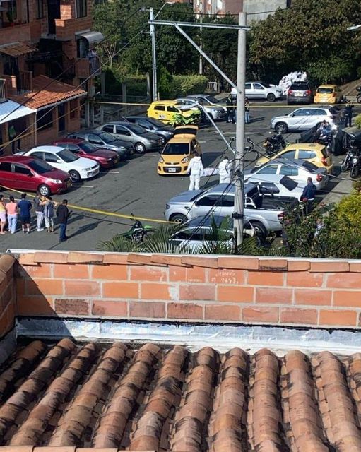 Homicidio en un parqueadero de Robledo Pajarito