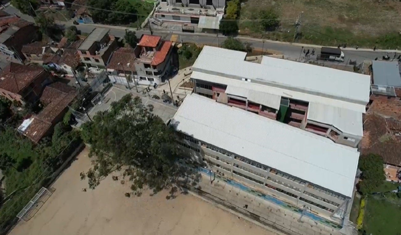 Colegio en el corregimiento El Manzanillo de Itagüí