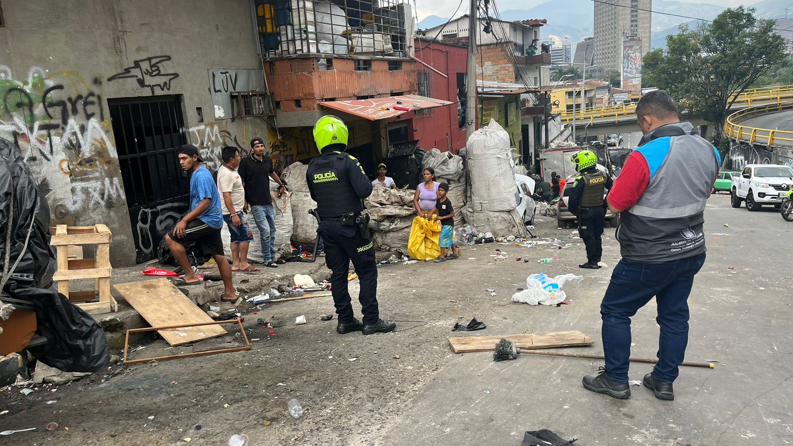 Operativos en el barrio Niquitao de Medellín