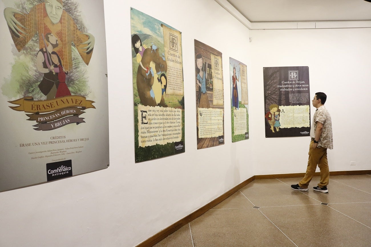 Exposición "Érase una vez princesas, héroes y brujas" en Medellín