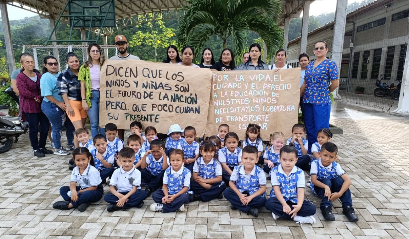 Institución Educativa Rural La Danta sede Jerusalén, en Sonsón (Antioquia)