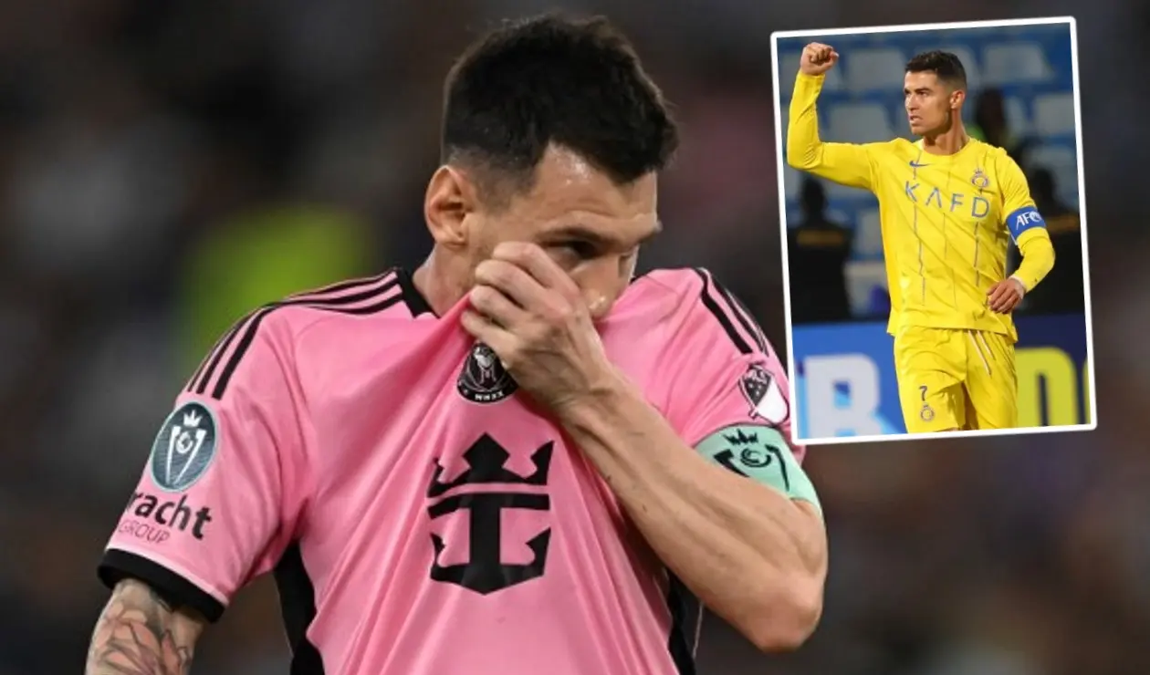Messi y el Inter Miami sucumben, y las comparaciones con Cristiano no se hacen esperar