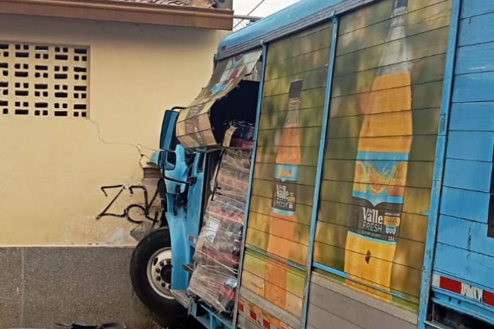 Accidente de transito en el nororiente de Medellín