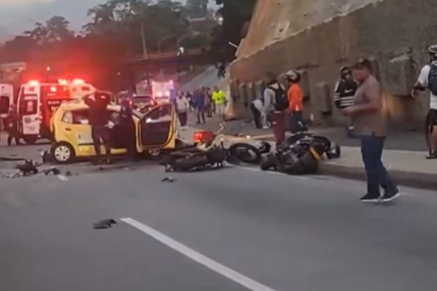 Accidente de tránsito en Copacabana
