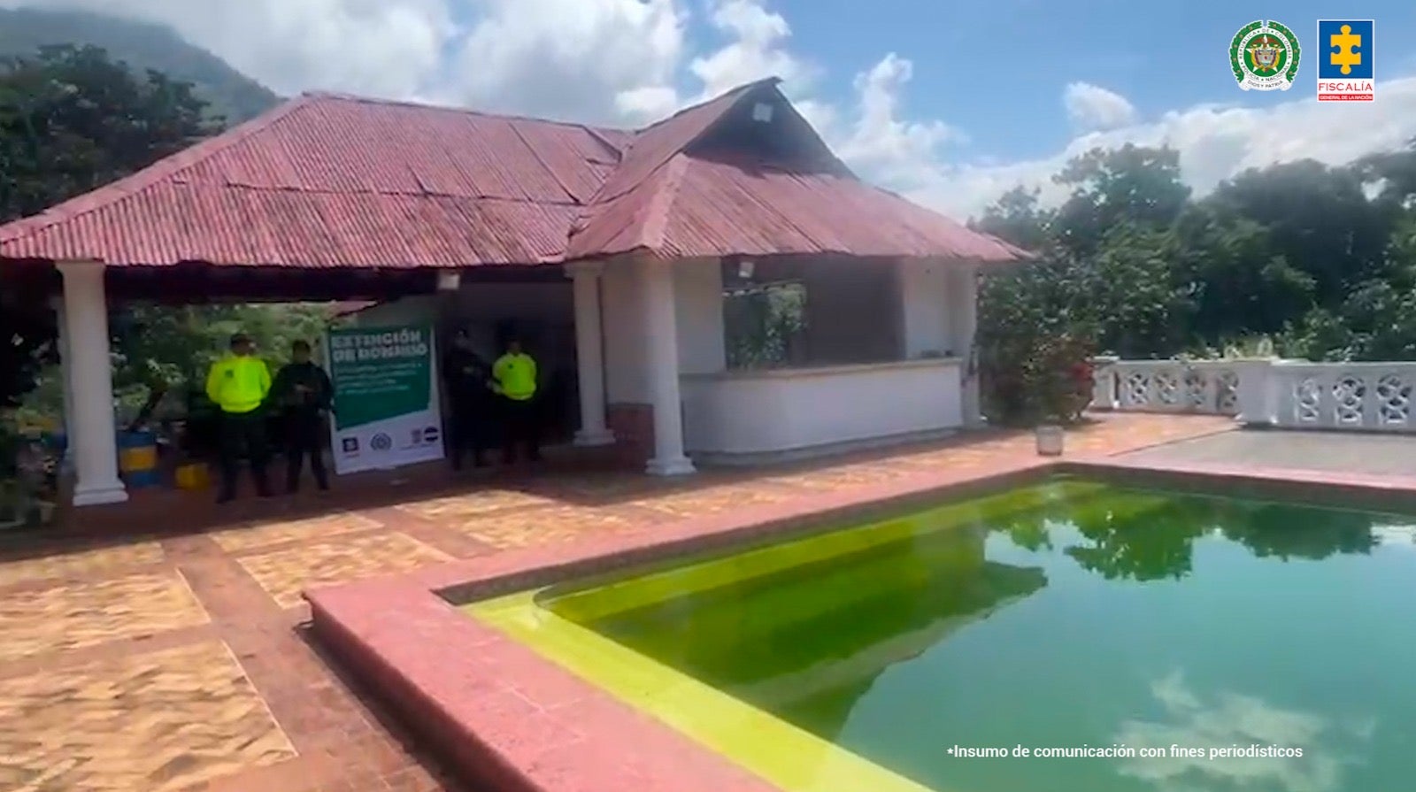 Bienes embargados a alias El Osito