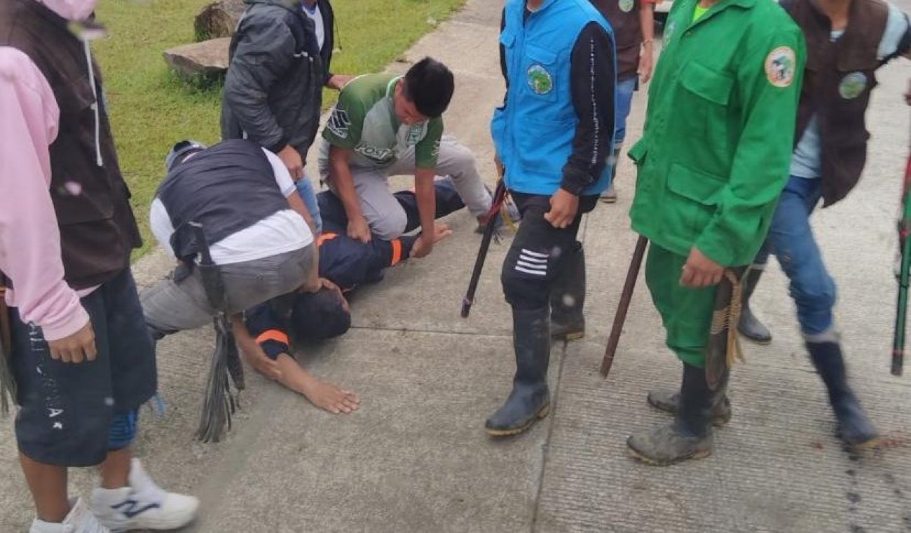 Bloqueos en vía Quibdó-Medellín