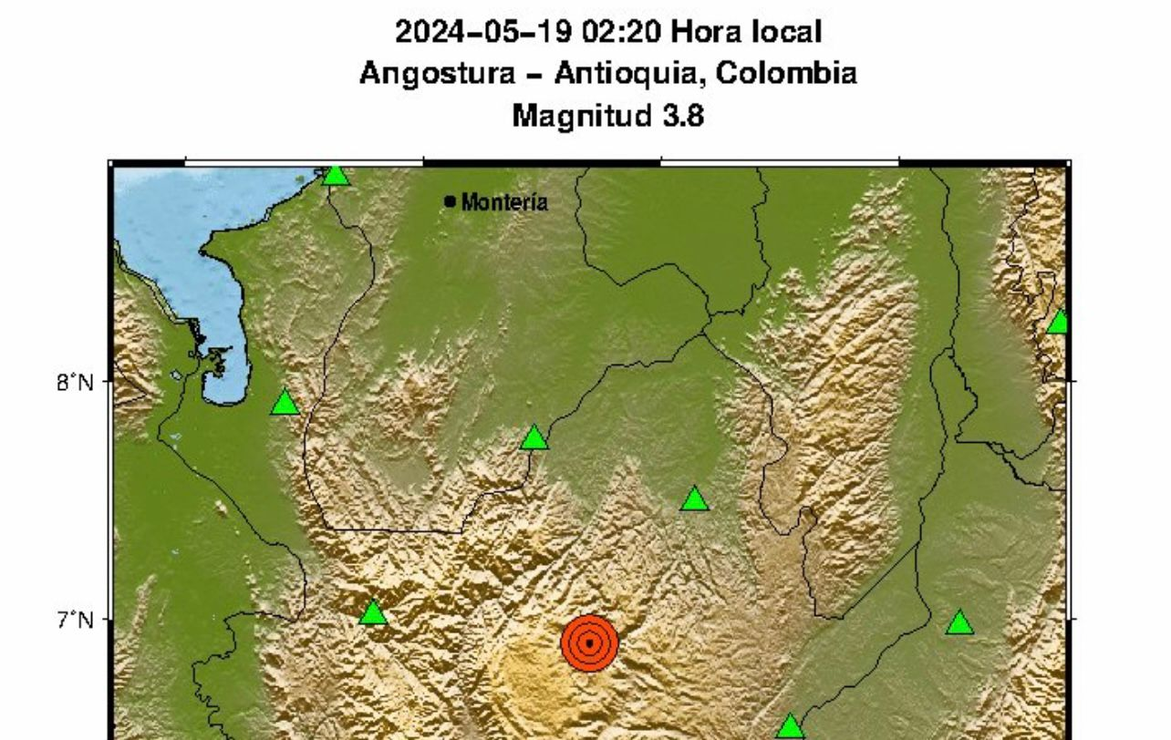 Sismo en Antioquia