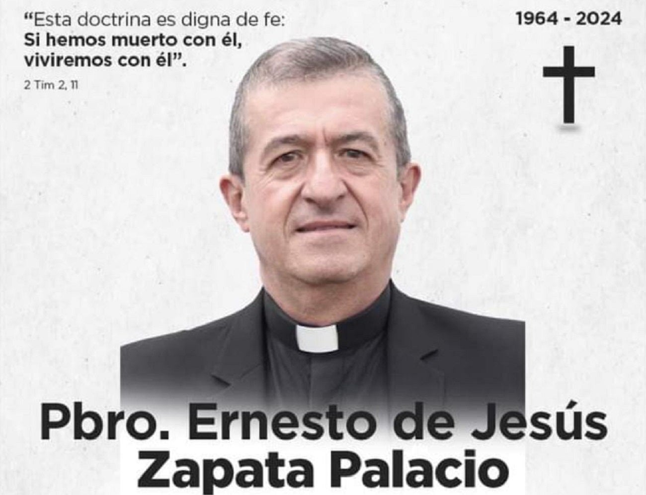 Presbítero Ernesto de Jesús Zapata Palacio