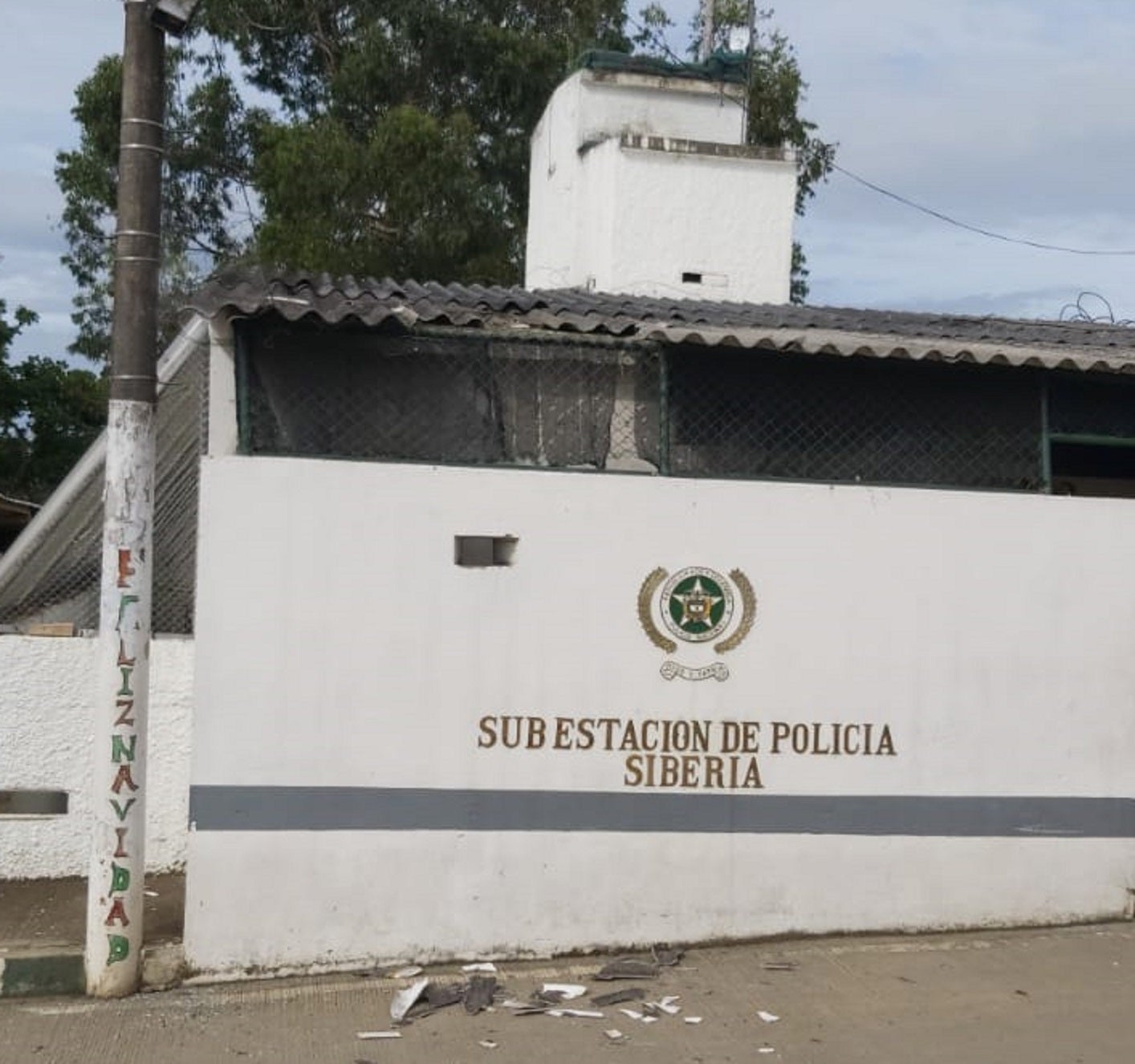 Hostigamiento a la Policía en Siberia, Cauca