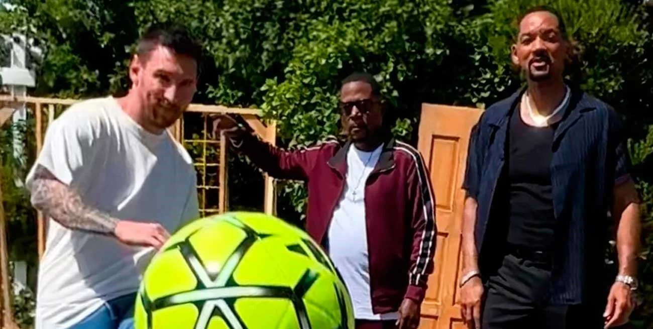 Messi ahora también es actor: imperdible video con Will Smith para Bad Boys