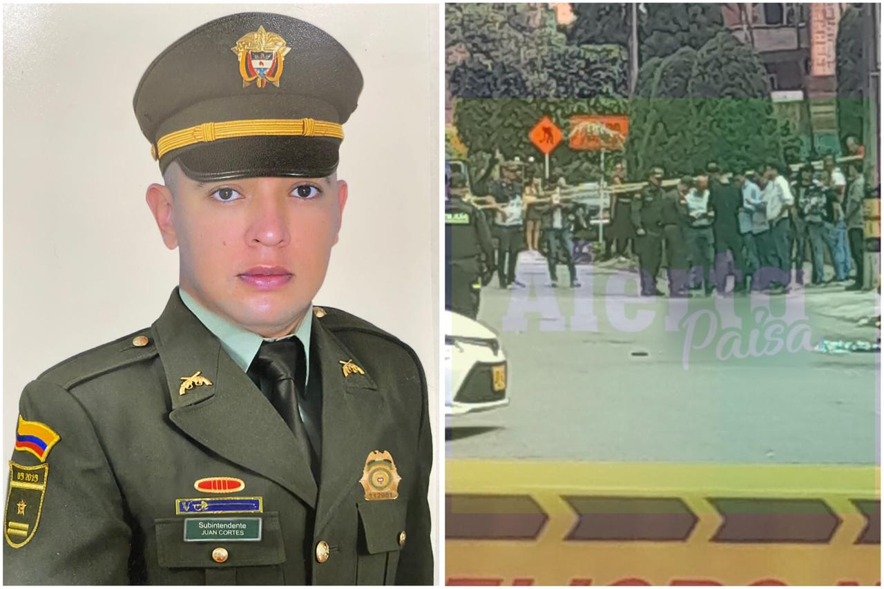 Quienes mataron al policía en Medellín, minutos antes intentaban robar un apartamento en Laureles