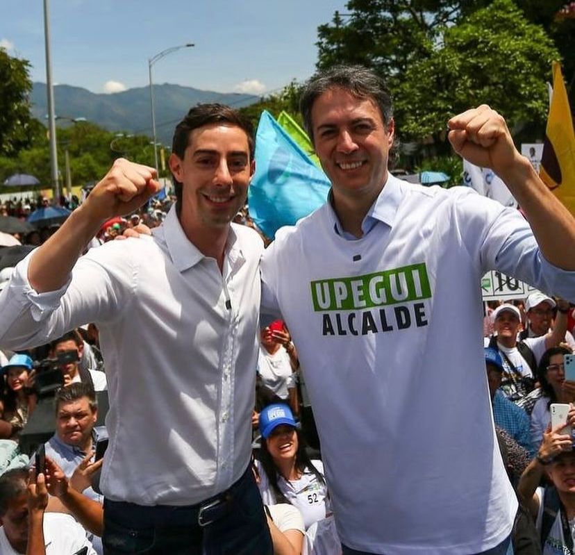 Juan Carlos Upegui y Daniel Quintero