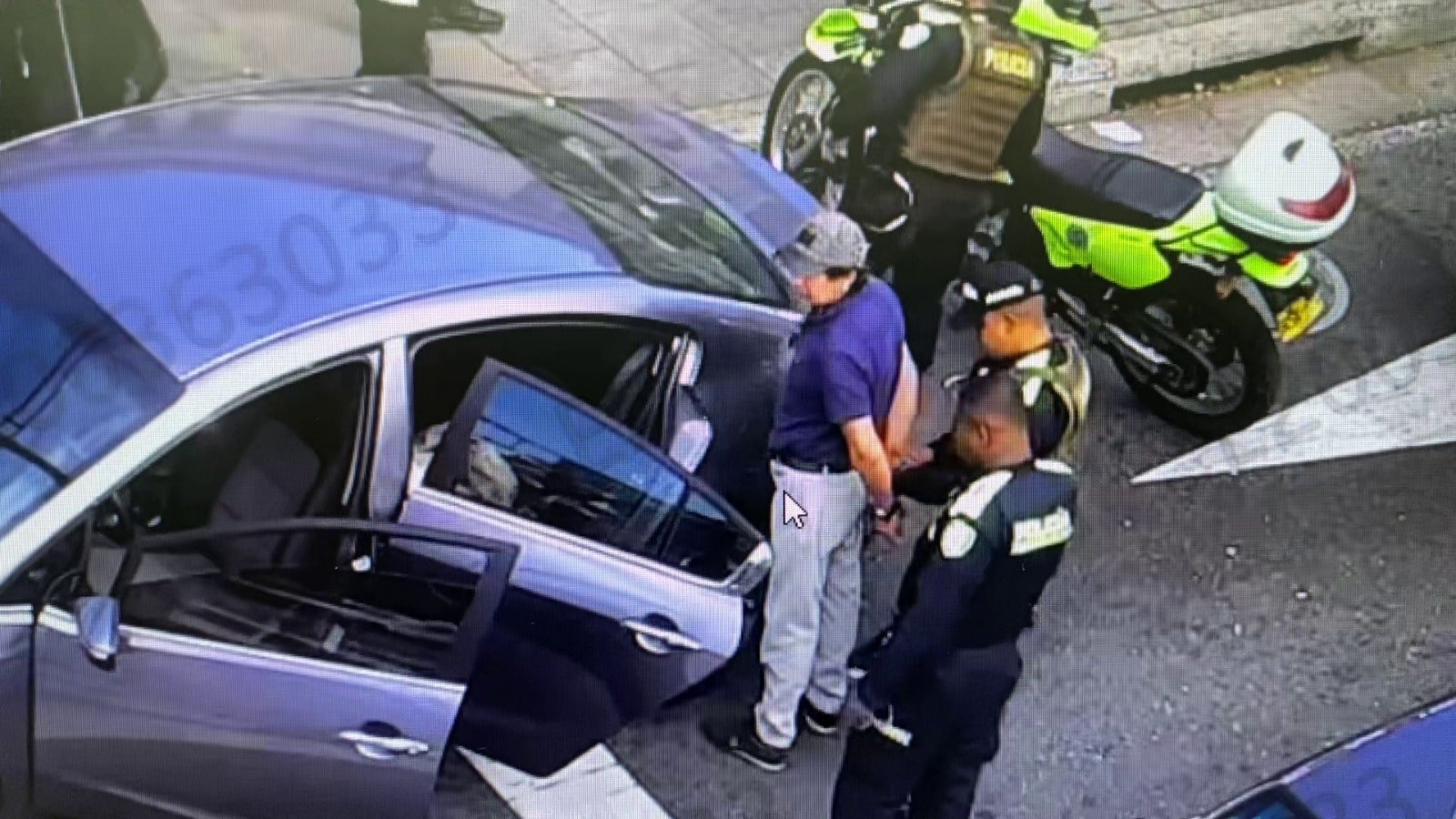 Operatividd de la policía con apoyo del 123