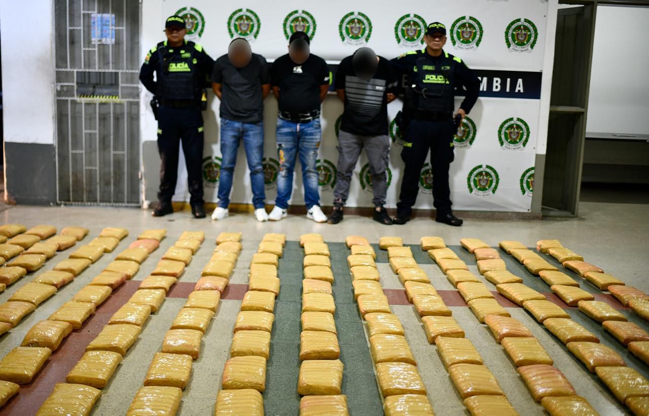 Incautan 150 mil gramos de marihuana