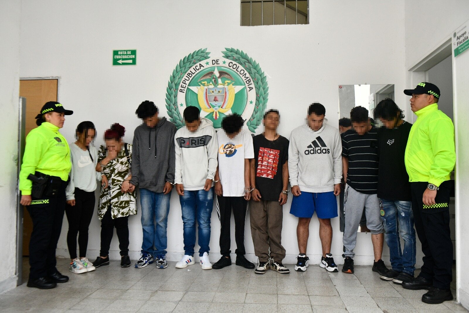 Capturados en Medellín