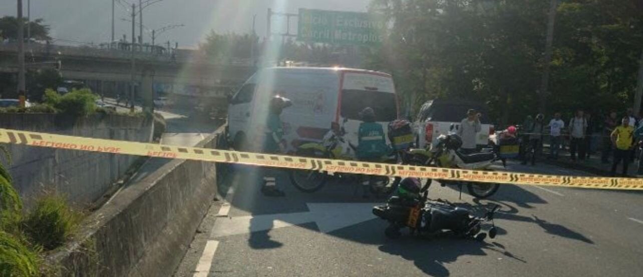Fatal accidente de tránsito en Medellín