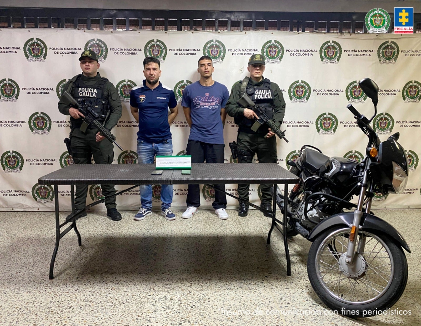 extorsionistas capturados en la comuna 13