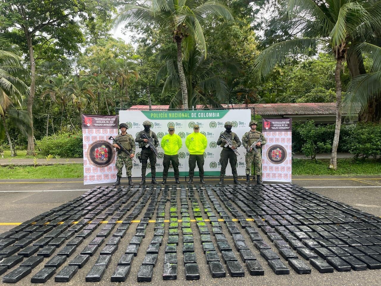 Incautación de cocaína en la región del Urabá