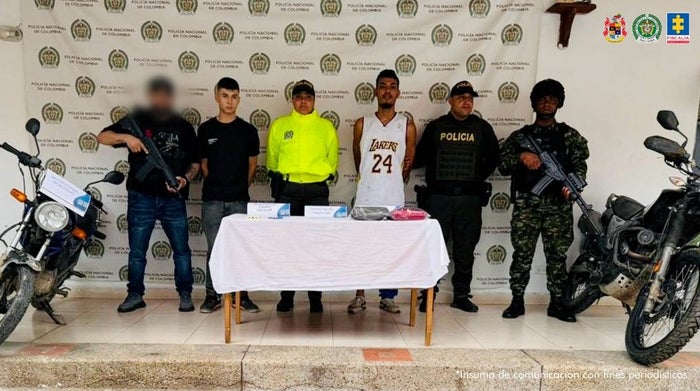 Duván Arney Sánchez Colorado y Alejandro Duque Londoño, capturados por atentado contra exconcejal de Venecia