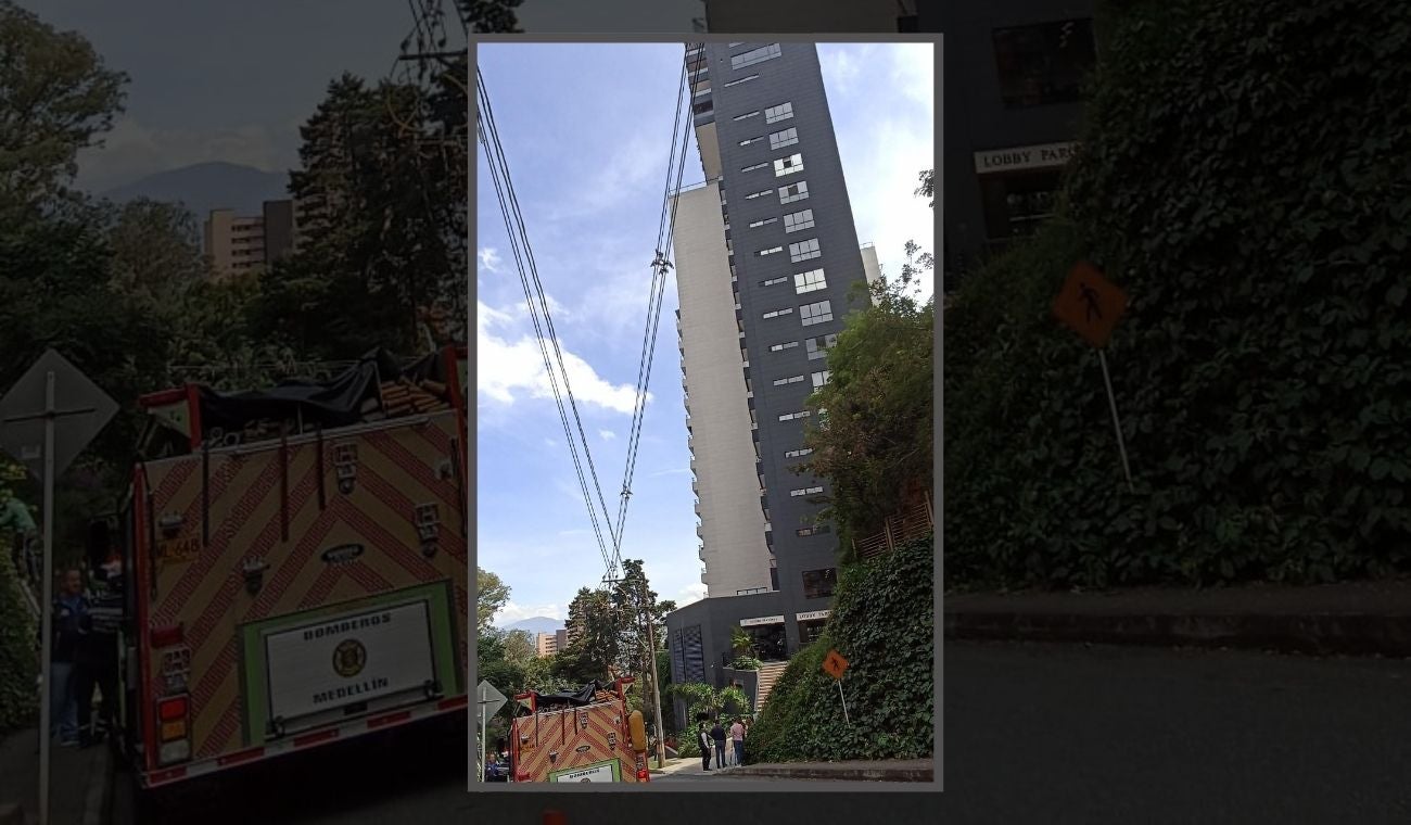 Accidente laboral: Murió aprisionado en un malacate en un edificio en Medellín