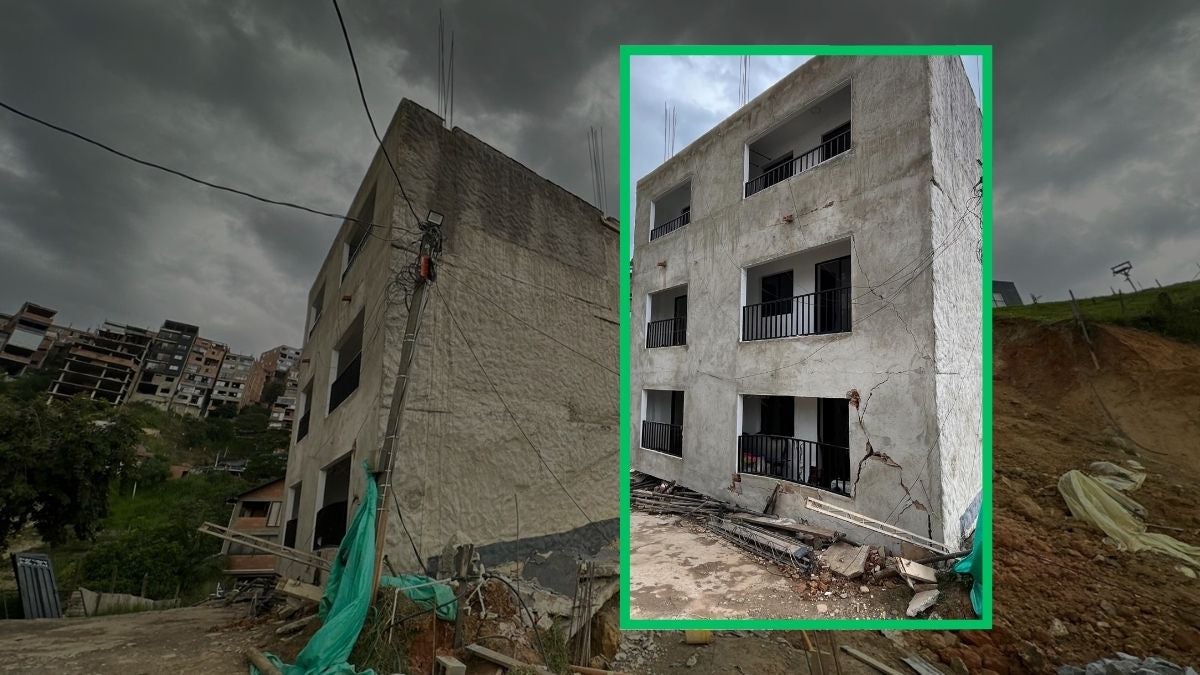 Evacuación de viviendas en Altavista, Medellín