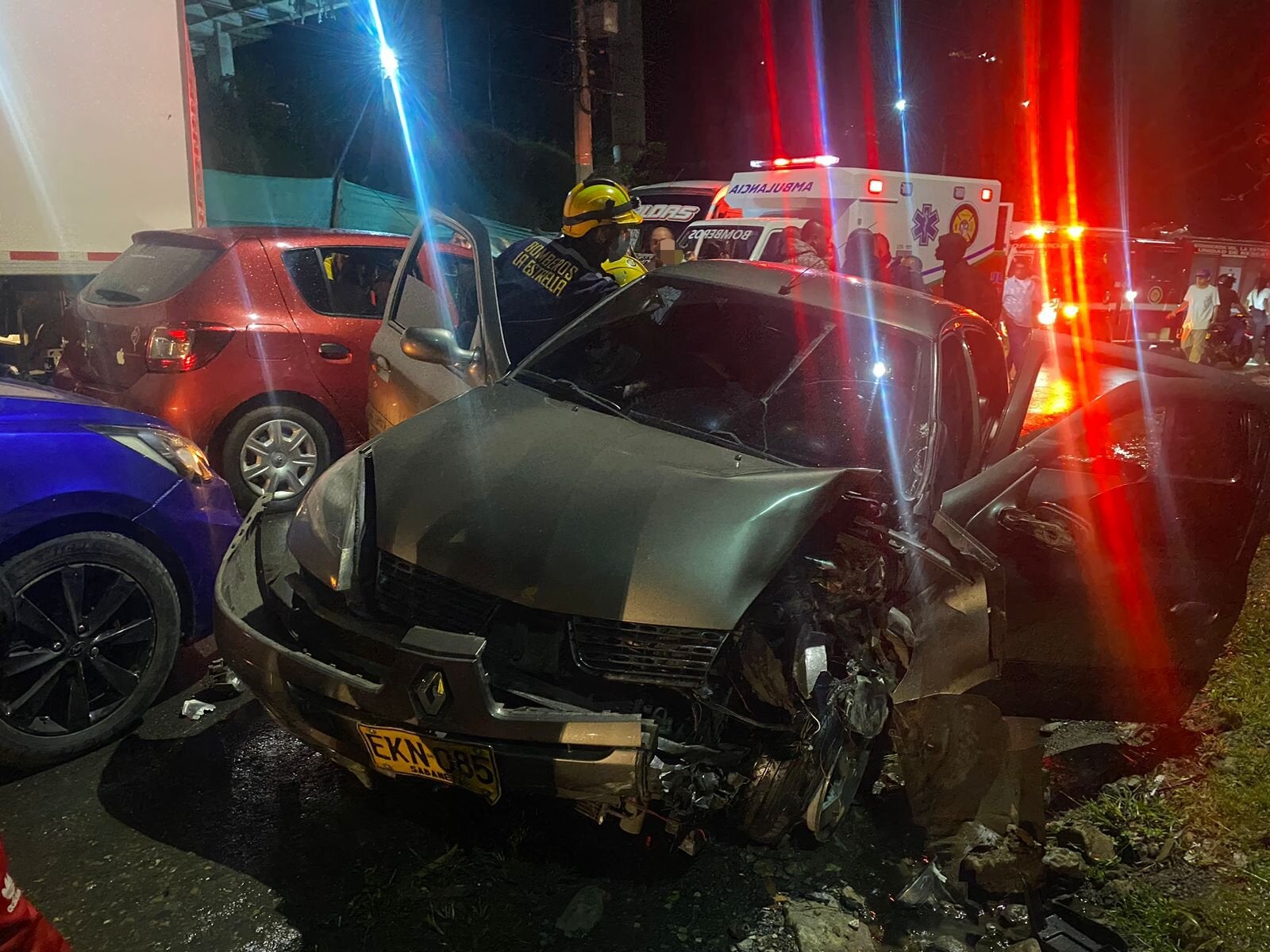 Accidente en La Estrella