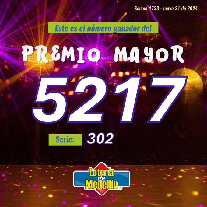 Más de 6 mil personas ganaron chance con el 5217 de la lotería de Medellín