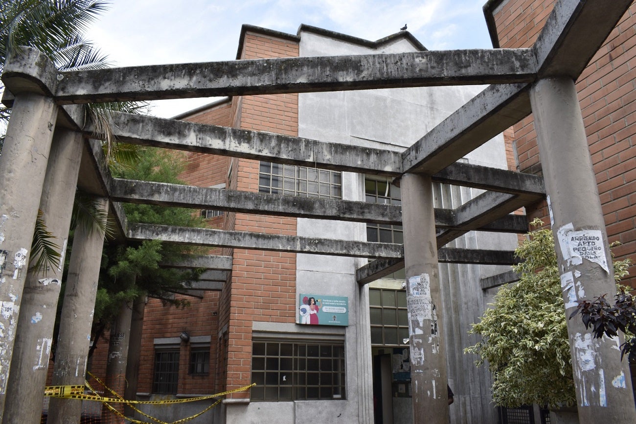 El centro de salud de Moravia en Medellín